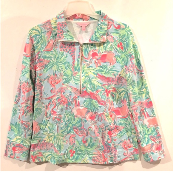 Lilly Pulitzer Jackets & Blazers - LILLY PULITZER Quarter Zip POPOVER S